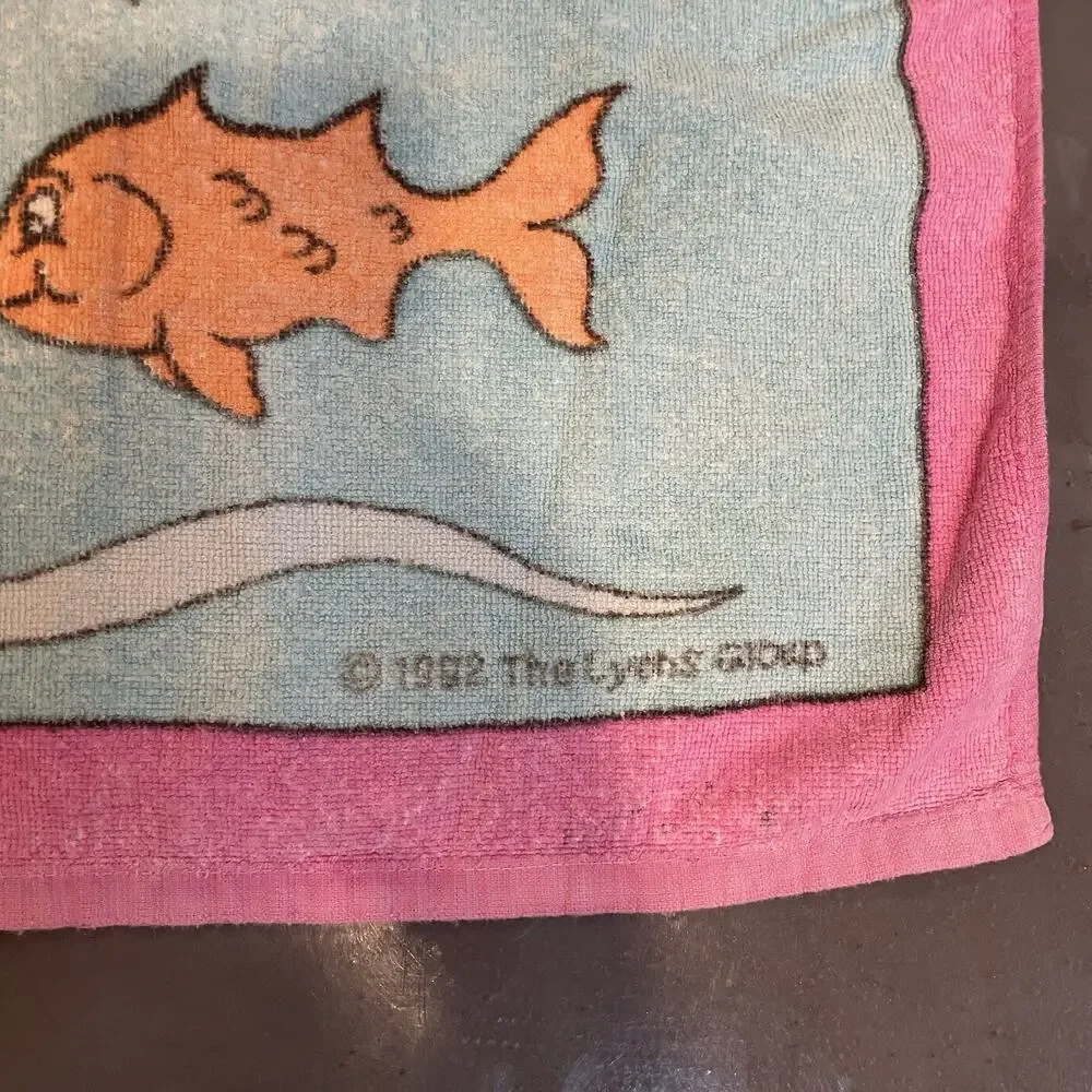 Vintage 1992 Barney Beach Towel 55
